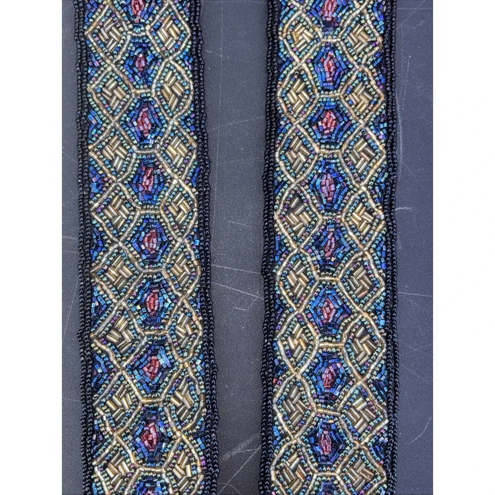 Vintage Beaded Belt 80s